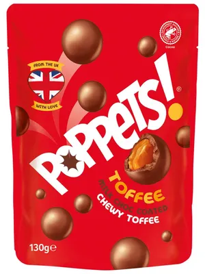 Produktbild von Poppets! Toffee 130g