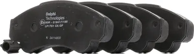 Produktbild von DELPHI Bremsbeläge Satz Vorne Bremsklötze für FIAT Ducato Kastenwagen (250, 290) LP1751