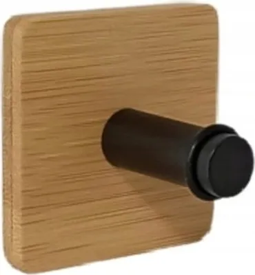 Produktbild von Umbra quadratischer selbstklebender Einzelkleiderbügel aus Bambus