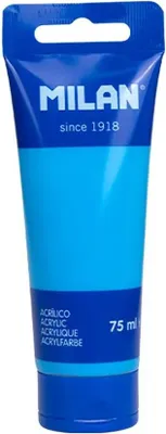 Obrázek produktu pro Akrylová barva v tubě 75ml Karibská modř MILAN