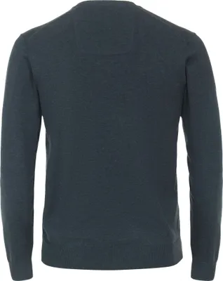 Produktbild von Casamoda - Herren Pullover mit V-Ausschnitt in verschiedenen Farben (004430), Größe:M, Farbe:Grün (335)
