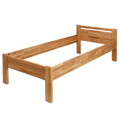 Produktbild von Krok Wood Seniorenbett SiSi aus Massivholz Buche, 90 x 200 cm + Nachttisch