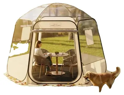 Image de Tente en dôme, vue panoramique à 540°, ouverture automatique rapide, transparent