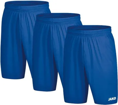Produktbild von JAKO Kinder Sporthose Manchester 2.0 im 3er Set - 4400, Farbe:sportroyal, Größe:140