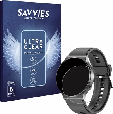 Produktbild von 6x Für Kardena Care Pro 2 (rund) Schutzfolie Savvies Displayschutz Display Schutz Folie Klar Transparent