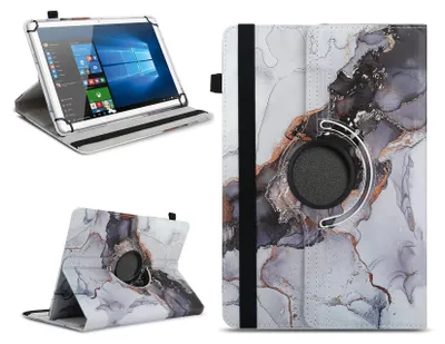 Produktbild von Tablet Tasche für 10 - 10.1 Zoll Hülle Cover 360° Drehbar Universal Schutz CaseFarben:Motiv 21