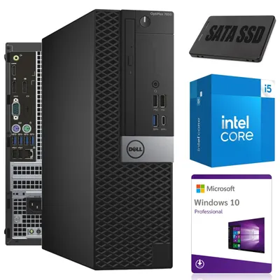 Produktbild von PC Computer Dell OptiPlex 7050 Small Form Factor | Intel i5-7500 | 8 GB DDR4 | 256 GB SSD | Win10 | Grade A