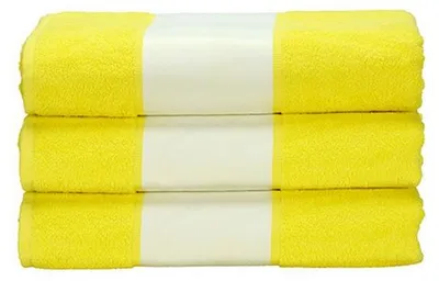 Image de ARTG - Serviette « Subli-Me » LT1315 (taille unique) (jaune vif)
