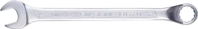 Produktbild von SW-Stahl 00221L Gabelringschlüssel 24 mm I Maulschlüssel SW 24mm I RingSchraubenschlüssel I Schraubenschlüssel gekröpft um 10 Grad I Ringmaulschlüssel I Gabelschlüssel