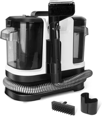 Zdjęcie produktu dla Odkurzacz piorący, odkurzacz do dywanów, odkurzacz piorący, odkurzacz do mokrych powierzchni, moc 500W, 12kPa, urządzenie do czyszczenia tapicerki, usuwacz plam z dużym zbiornikiem, do sof, tapicerki, schodów, samochodów, dywanów