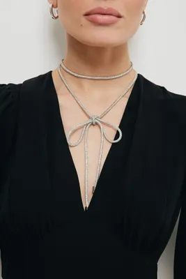 Image de Makover Collier pour femmes Ruz K195 argenté Taille unique