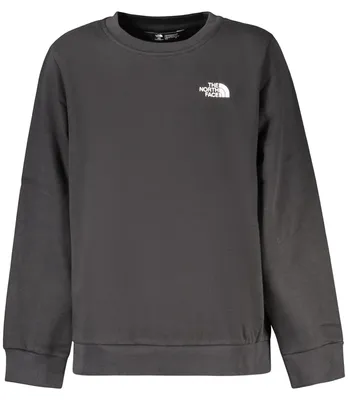Produktbild von Schwarzes Kinder-Sweatshirt: Langarm, Rundhals, gefüttert, Regular Fit