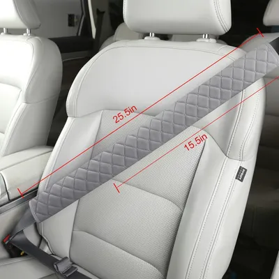 Productafbeelding van Veiligheidsgordelkussen auto, 40 cm, grijs, 1 stuk