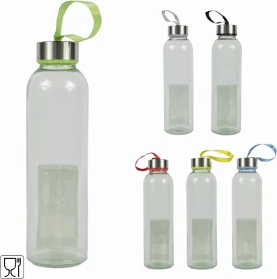 Zdjęcie produktu dla Butelka szklana SHIPPA 500 ml - wiele kolorów