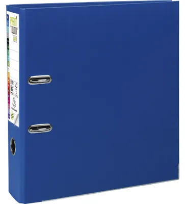 Produktbild von Exacompta 10x Ordner Prem'Touch außen PP Rücken 80mm A4 Maxi Dunkelblau 53352E