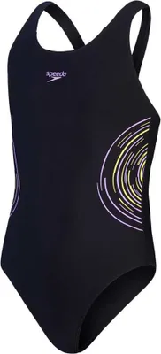 Produktbild von Speedo Placmement Muscleback Badeanzug Schwarz 7-8 Years Mädchen Schwarz 7-8 Years