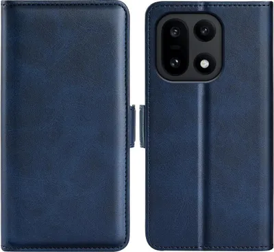 Produktbild von Mobigear Slim Magnet  OnePlus 15 Hülle Klapphülle Geldbörse - Blau