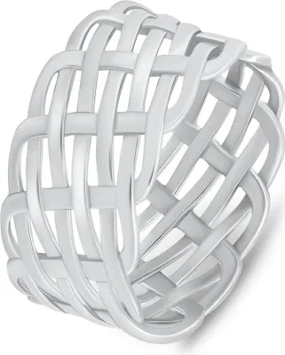 Produktbild von Massiver Silberring RI065W - Kreislauf: 52 mm