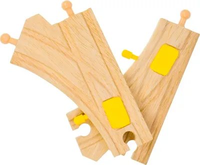 Obrázek produktu pro Bigjigs Dřevěné koleje Mechanické spínače, 2.