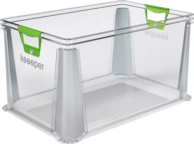 Produktbild von keeeper Aufbewahrungsbox "luis" 64 Liter transparent