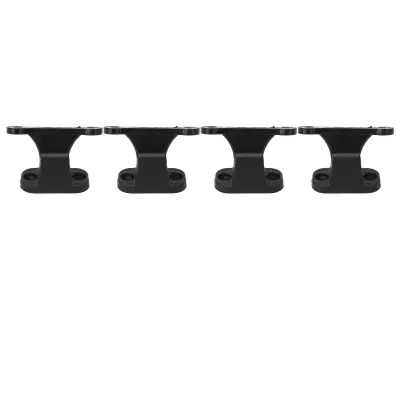 Image de Lot de 4 butoirs de porte pour camping-car, multifonctionnels, inoxydables, butoirs de porte, noirs
