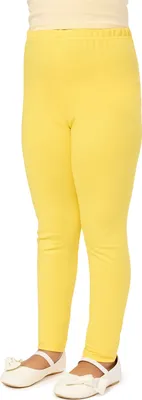 Produktbild von Merry Style Mädchen Lange Leggings aus Baumwolle MS10-225 (Gelb, 134 cm)