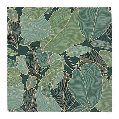 Produktbild von Servietten 33x33 cm - Art Nouveau green