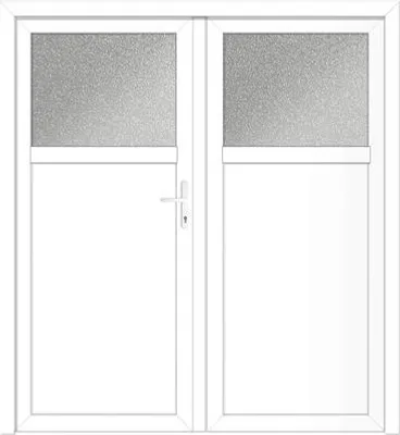 Obrázek produktu pro Vedlejší vchodové dveře MISSOURI dvoukřídlé 180x200 cm pravé bílá