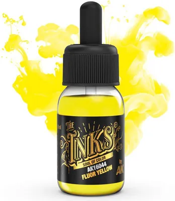 Imagen del producto de AK Interactive AK16044 - Amarillo Fluorescente, 30 ml - Nuevo