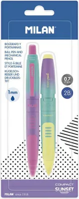 Produktbild von Milan Kugelschreiber Set Gelb Kugelschreiber Blau