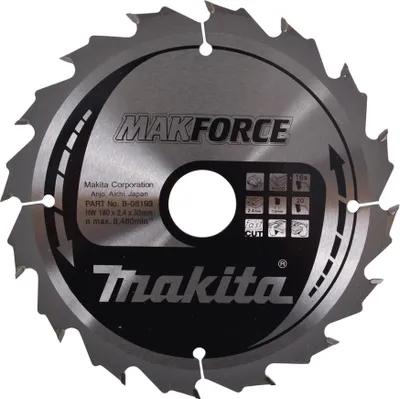 Produktbild von Makita Kreissägeblatt, MAKFORCE 180 x 30 mm - 16 Zähne