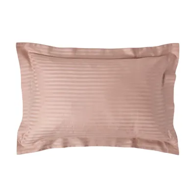 Produktbild von HOMESCAPES Kopfkissenbezug mit Stehsaum Fadendichte 330 Taupe Beige, 48 x 74 cm