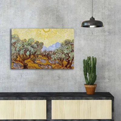 Produktbild von Wallity, FAMOUSART- CVT1506, Bunt, Leinwandbilder, 45 x 70 cm, 100% Wildleder -Leinwand