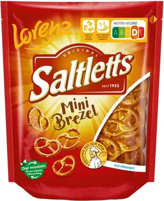 Produktbild von Lorenz Saltletts Mini Brezel kleine Brezel mit Meersalz 150g