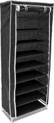 Immagine prodotto di Scarpiera con rivestimento in tessuto 9 ripiani