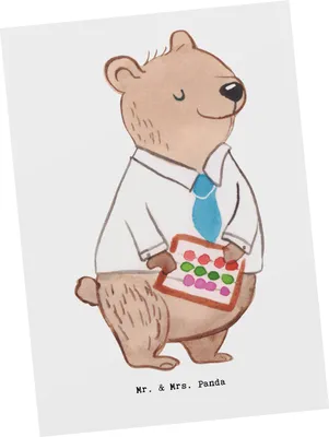 Produktbild von Mr. & Mrs. Panda Postkarte Bankangestellter Herz - Weiß - Geschenk, Schlau, Postkarten, Mathematik, Grußkarte, Rechnen, Ansichtskarten, Ansichtskarte, Bänker, bildkarte
