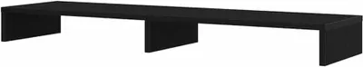 Productafbeelding van Monitorstandaard - Verhoger bureau - Werkruimte organiseren - Ergonomisch ontwerp - 100x27x10 cm - Zwart