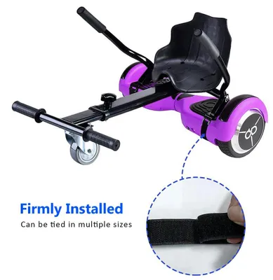 Obrázok produktu pre 10 kusov nastaviteľných upevňovacích popruhov na sedadlá hoverboardov (nylon) s suchým zipsom