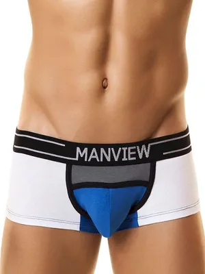 Produktbild von ManView Campus Class Boxer Underwear Blue/White S