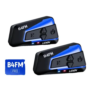 Produktbild von Motorrad Bluetooth Helm Headset, 1600M Intercom, Geräuschreduzierung, B4fm-x