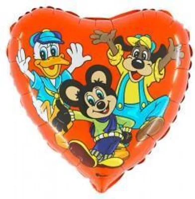 Produktbild von Folienballon Ente Maus Hund 18 1 St.