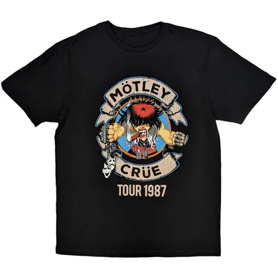 Obrázek produktu pro Mötley Crüe Girls Girls Girls Tour '87 Black XL Tričko
