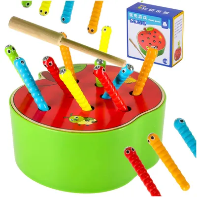 Obrázek produktu pro Creative Corner Magnetická dřevěná housenka jablko