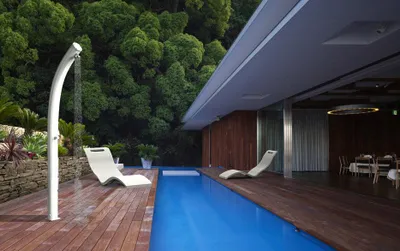 Immagine prodotto di Doccia da Giardino Miscelatore Arkema Jolly Champagne Bronze