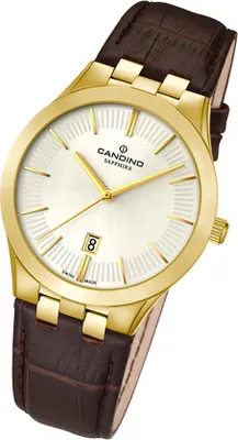 Produktbild von Candino Armband-Uhr Damen C4546/1 Luxus Analog Quarz Leder Uhr braun UC4546/1