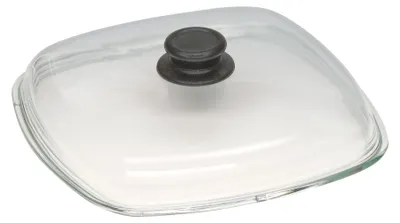 Immagine prodotto di Coperchio in vetro per teglie da forno - Diametro 28 cm - Bianco