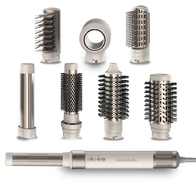 Obrázok produktu pre Cecotec CeramicCare AirGlam, Multistylingová kulma, Teplé, Tlačidlá, Všetky typy vlasy, Dlho, Stredná, Krátky, Suché vlasy