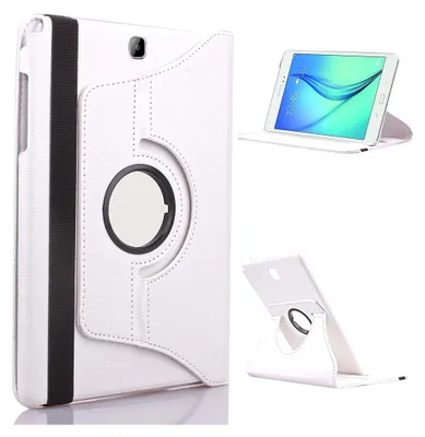 Produktbild von 360 Grad Hülle für Samsung Galaxy Tab E 9.6" T560 T561 T565 Schutz Case Tasche 360° Weiß