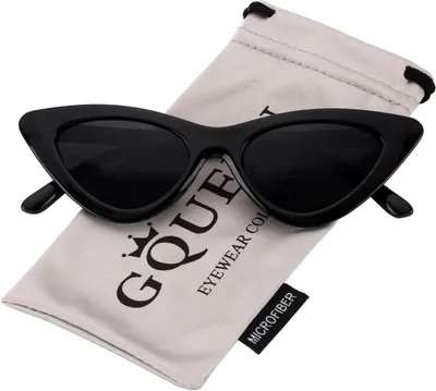 Produktbild von GQUEEN Katzenauge Sonnenbrille Damen Retro Cateye UV400 90er
