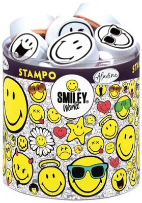 Productafbeelding van AladinE Stempel, Rond, Zwart, Geel, Papier, Textiel